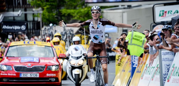 Bardet juicht op Pra Loup in de Dauphiné - foto: ASO (archief)