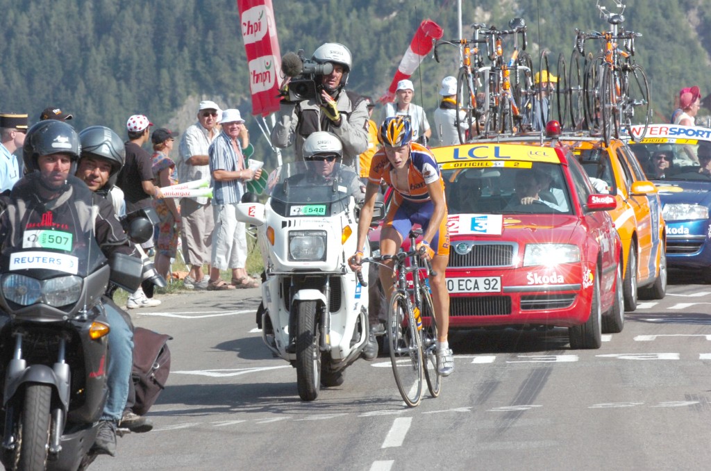 2006, Tour de France, tappa 16 Le Bourg d' Oisans - La Toussuire, Rabobank, Rasmussen Michael, La Toussuire