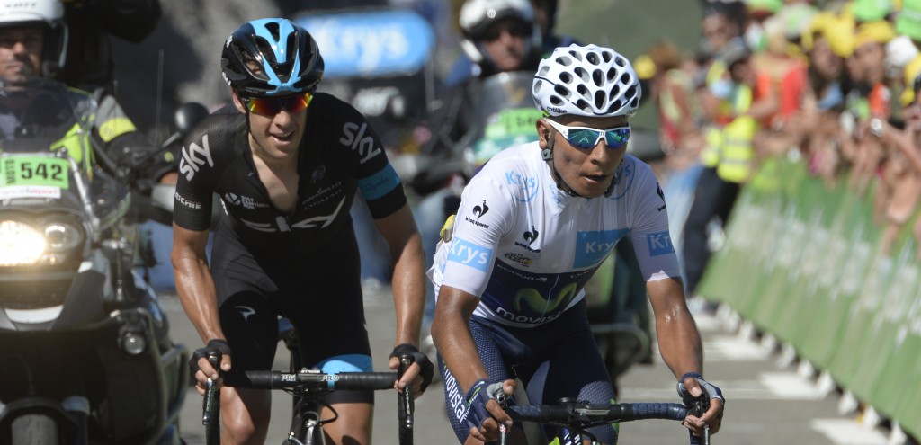 De nummers 2 en 3: Richie Porte en Nairo Quintana - foto: Sirotti