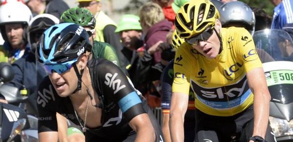 2015, Tour de France, tappa 20 Modane - L'Alpe d'Huez, Team Sky 2015, Porte Richie, Froome Christopher, L'Alpe d'Huez