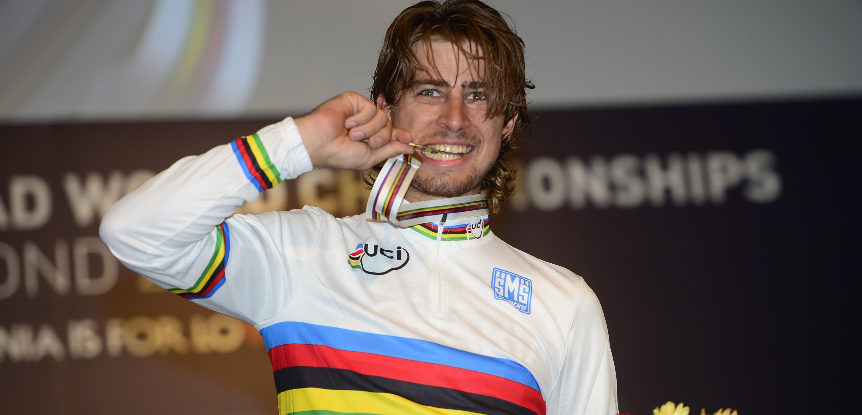 Peter Sagan regenboogtrui