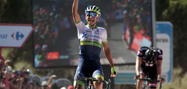 2015, Vuelta a Espana, tappa 02 Alhaurin de la Torre - Caminito del Rey, Orica GreenEdge 2015, Chaves Rubio Johan Estaban, Caminito del Rey