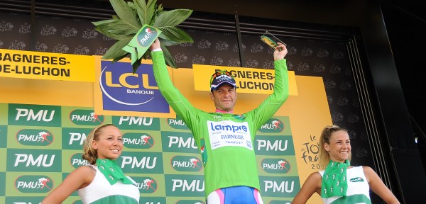Petacchi wint de groene trui in de Tour van 2010- Foto: Sirotti