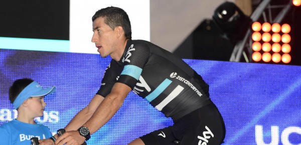 Stapt Sergio Luis Henao nu wel op het hoogste podiumplekje - foto: Sirotti