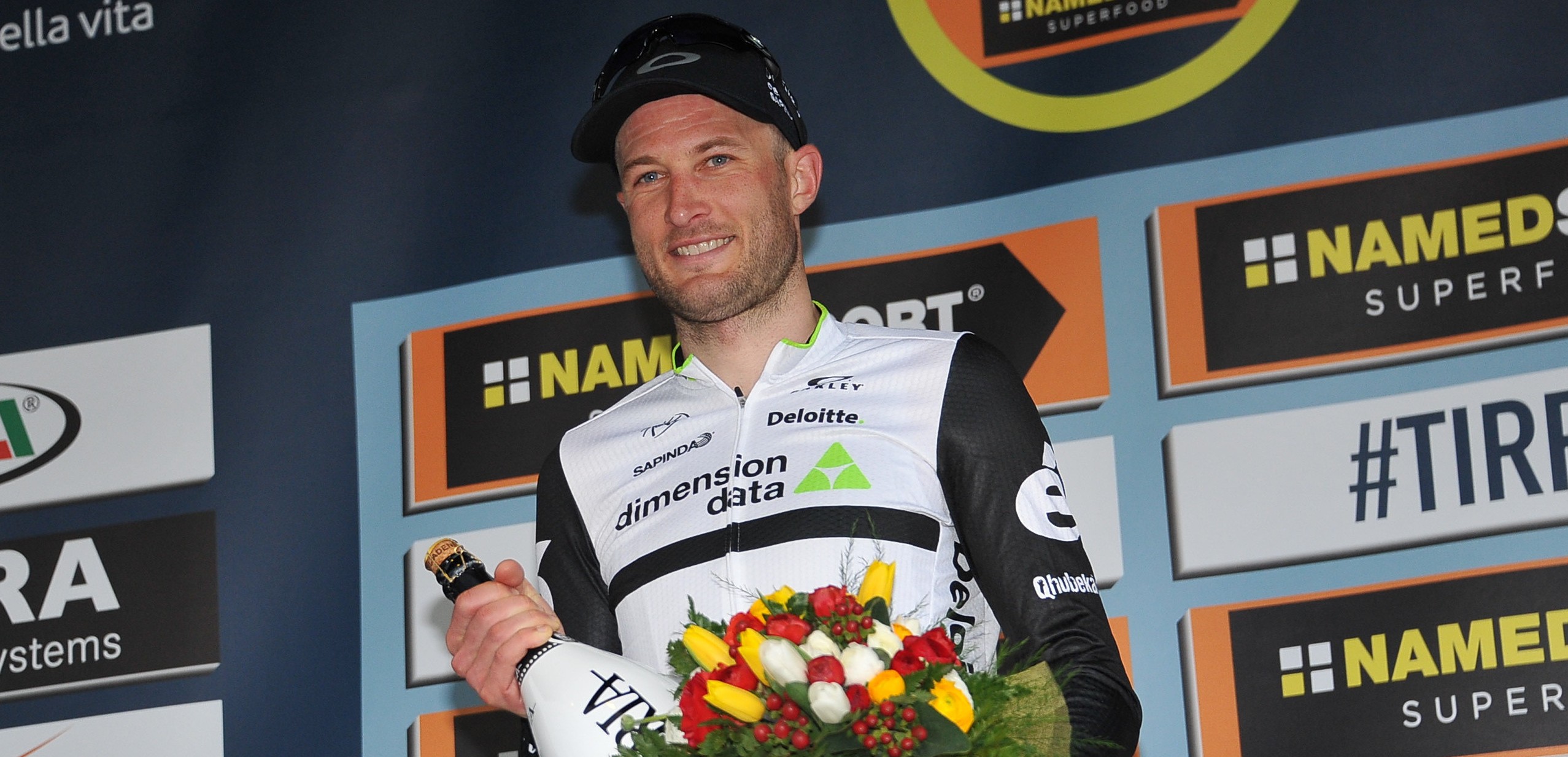 12-03-2016 Tirreno - Adriatico; Tappa 04 Montalto Di Castro - Foligno; 2016, Dimension Data; Cummings, Steve; Foligno;