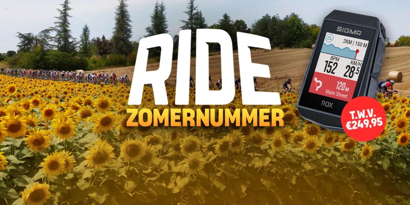 Pre-order nu het RIDE Zomernummer en win een SIGMA Rox Fietscomputer