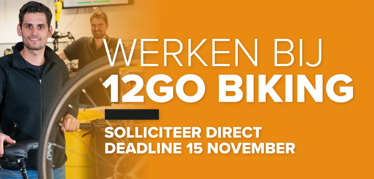 Maak van je passie je werk! Bekijk de vacatures van 12GO Biking