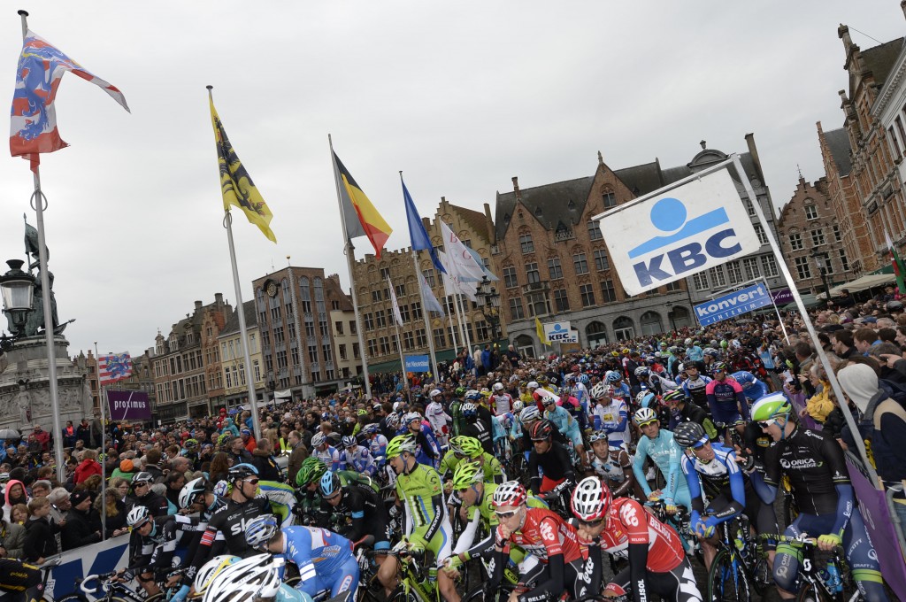 Brugge aast op start van Touretappe op Grote Markt