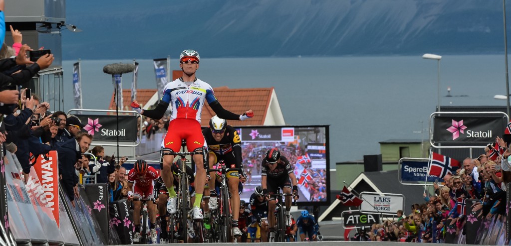 Alexander Kristoff pakt de eerste rit in de Arctic Race of Norway