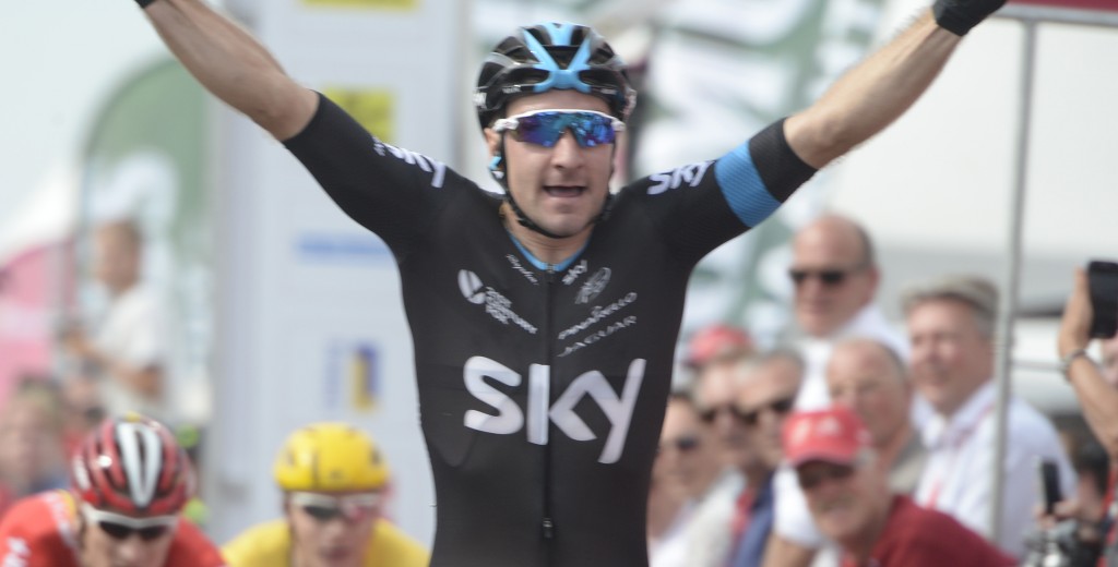 Viviani eerste leider Eneco Tour, Van Poppel tweede