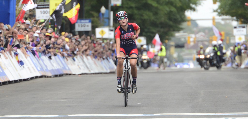 WK 2015: Chloe Dygert imponeert met tweede wereldtitel in vijf dagen