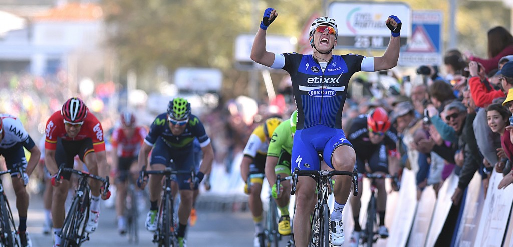 Marcel Kittel klopt Wouter Wippert in de Algarve