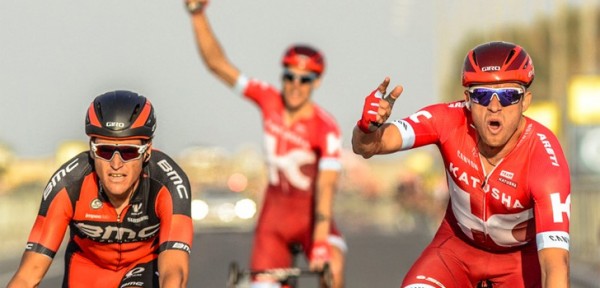 Kristoff wint onrustige rit in Qatar