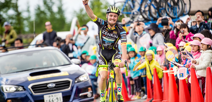 Oscar Pujol wint elf kilometer korte bergrit naar Mount Fuji