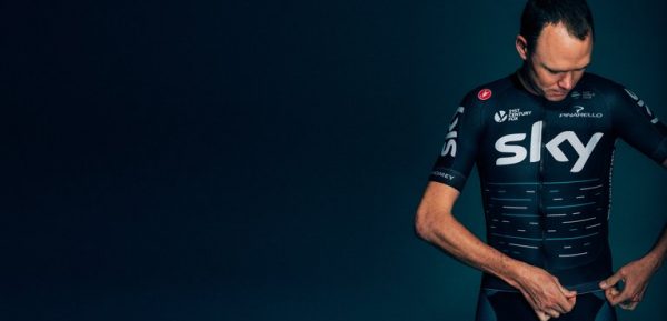 Wielertenues 2017: Sky presenteert tenue, meer dunne streepjes aan voorzijde