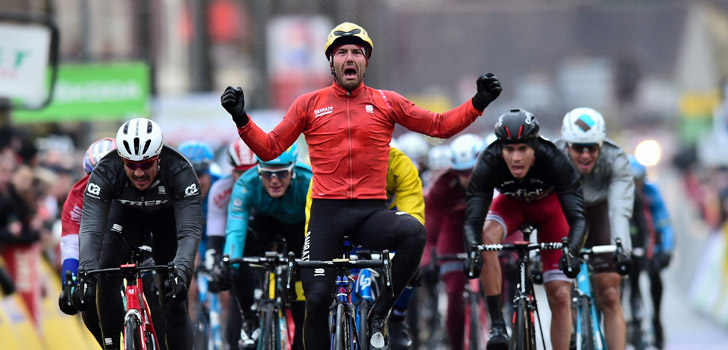 Colbrelli begint gehavend aan De Ronde na val op training