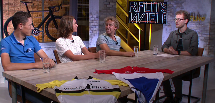 Kijk WielerFlits Live met Chantal Blaak, Michael Boogerd en Oscar Riesebeek terug