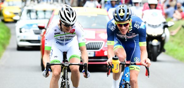 Gesbert rondt vlucht af in Limousin, Van der Poel vanuit peloton naar derde plek