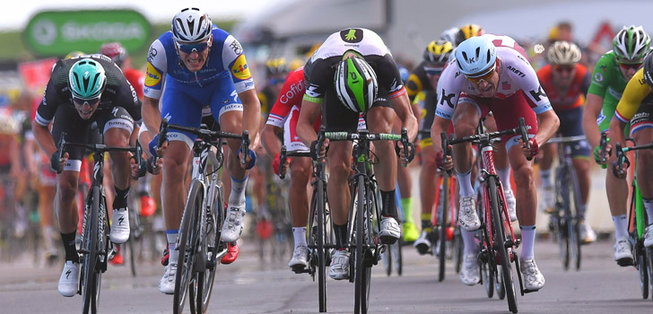 Tour 2017: Kittel wint millimetersprint van Boasson Hagen