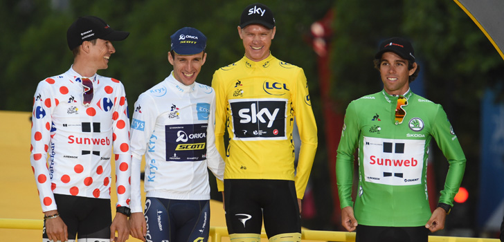 Van Avermaet blijft leider in WorldTour-stand, Froome maakt reuzensprong
