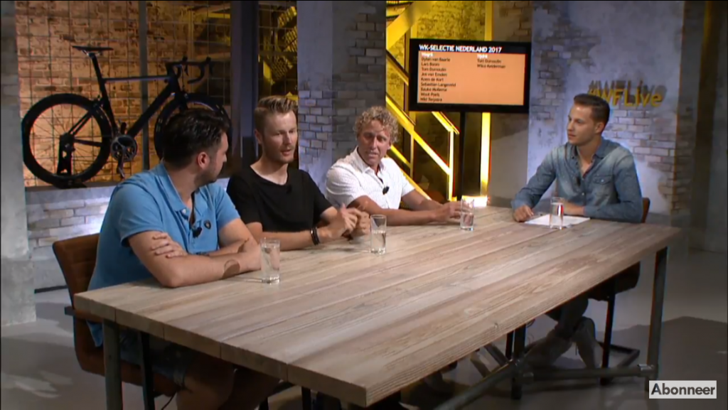 Kijk WielerFlits Live met Dylan van Baarle, Michael Boogerd en Taco van der Hoorn terug