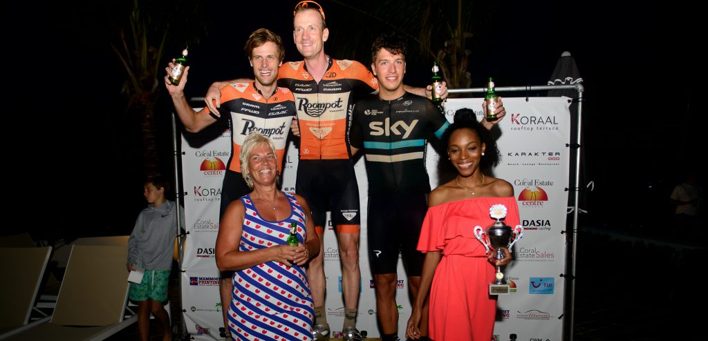 Pieter Weening als mountainbiker naar Curaçao