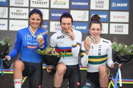 WK 2017: Elena Pirrone wint tijdrit bij junioren dames