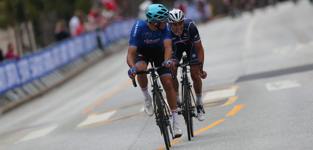 Jury diskwalificeert Gianni Moscon voor aan de auto hangen