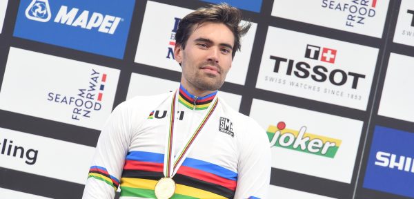 WK 2017: Tom Dumoulin bekroont topseizoen met regenboogtrui op de tijdrit