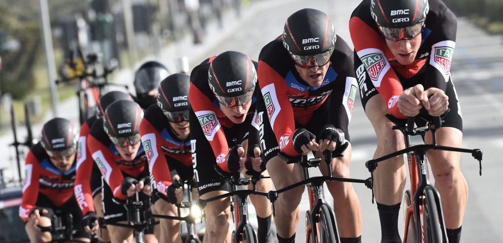 BMC wint opnieuw ploegentijdrit Tirreno-Adriatico, Damiano Caruso eerste leider