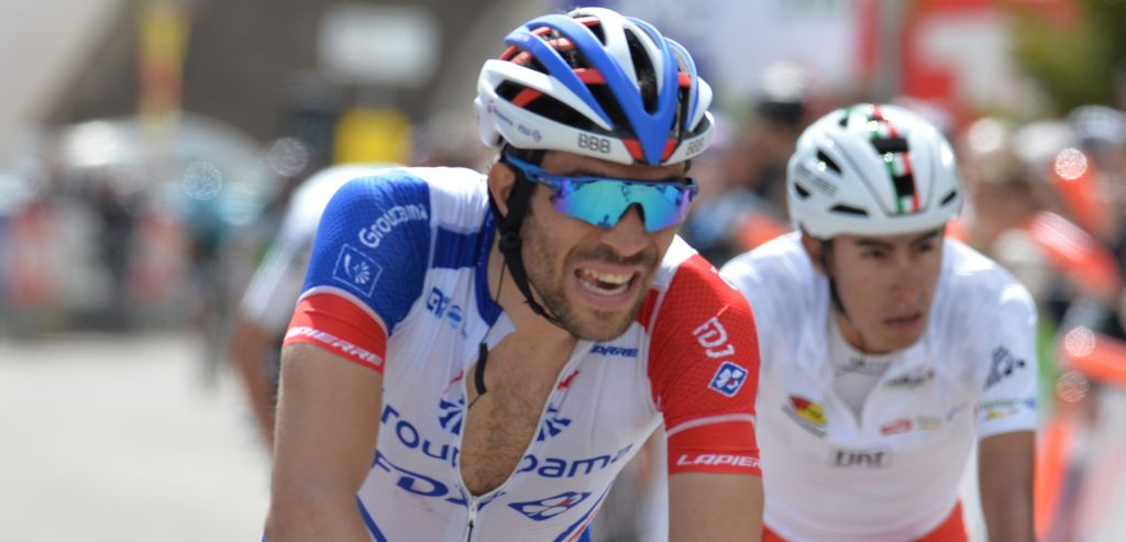 Thibaut Pinot kijkt op tegen hitte in Israël
