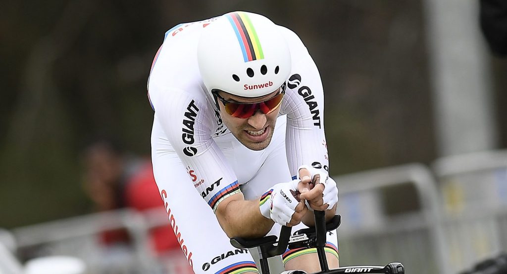 Dumoulin was tijdritpak kwijt, kledingsponsor maakte nieuwe