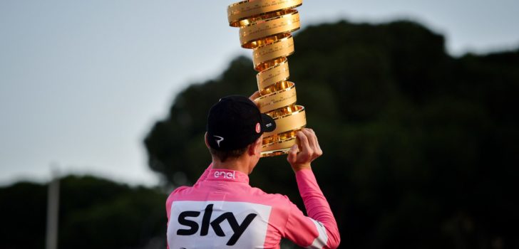 Sky geeft Chris Froomes gegevens uit gewonnen Giro vrij