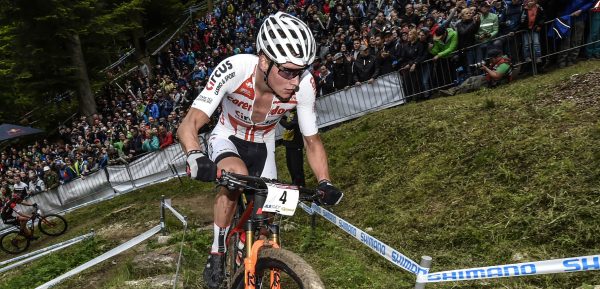 Mathieu van der Poel weer derde in World Cup MTB, Anne Tauber vierde