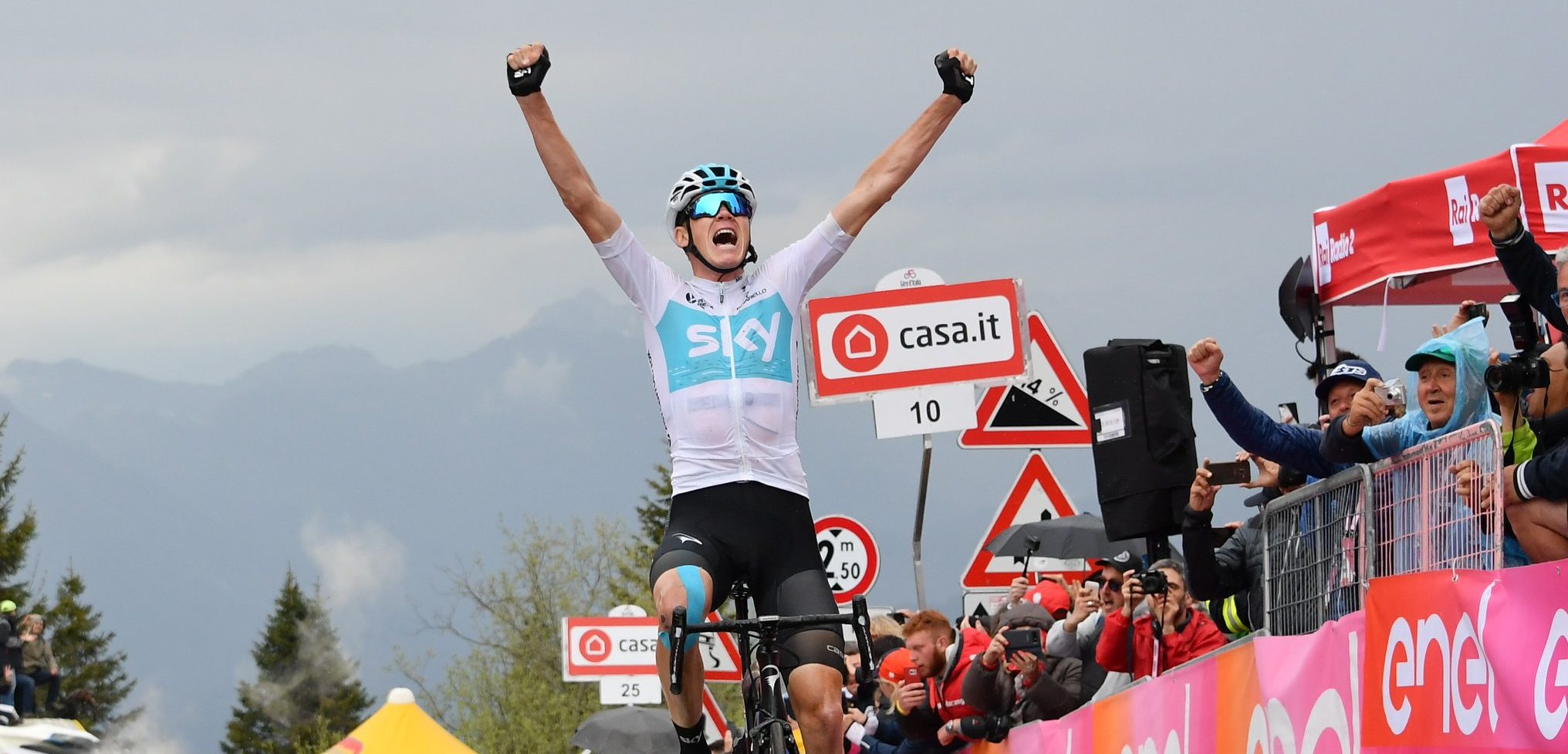 Chris Froome wint op de Zoncolan