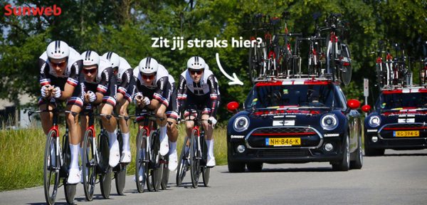 Volg de Tour de France als VIP in de auto van Team Sunweb