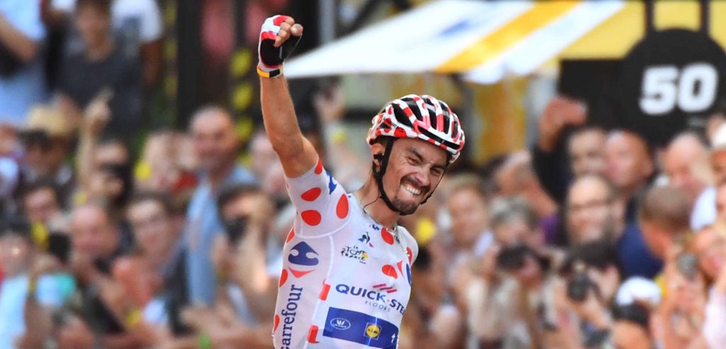 Tour 2018: Alaphilippe wint tweede bergrit na val Adam Yates in slotfase