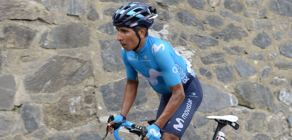 Schade bij Nairo Quintana valt mee na tuimelperte