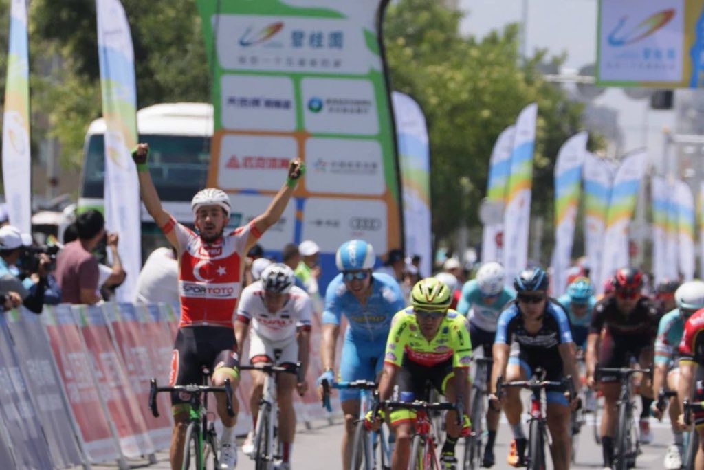 Onur Balkan sprint naar ritzege in Tour of Qinghai Lake