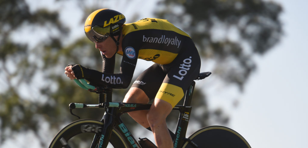 Steven Kruijswijk na puike tijdrit: “Goed voor het moraal”