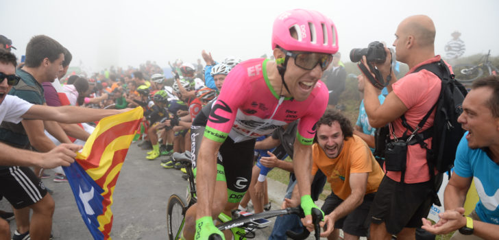 Vuelta 2018: Woods wint op steile slotklim, Kruijswijk uit top drie