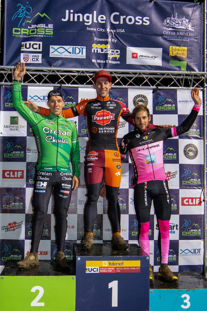 Diether Sweeck en Helen Wyman primus in Jingle Cross