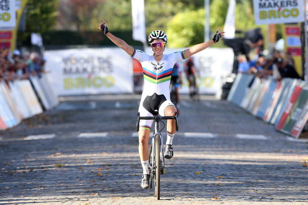 Sanne Cant is de beste in de Brico Cross Lokeren