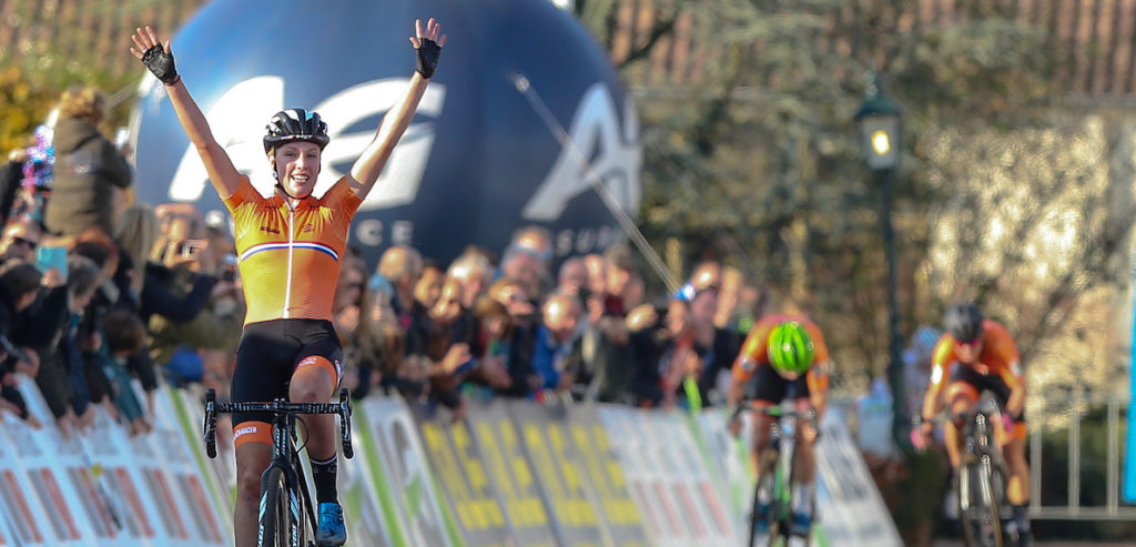 Annemarie Worst triomfeert op EK in eigen land, volledig Nederlands podium