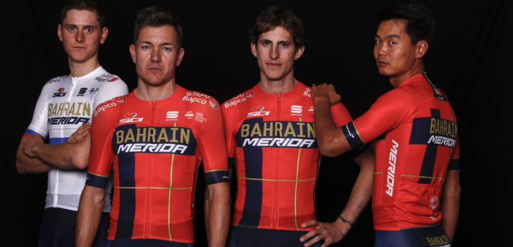 Wielertenues 2019: Lijnenspel op nieuw shirt Bahrain Merida