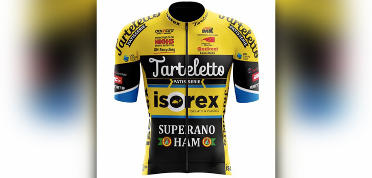 Wielertenues 2019: Opnieuw opvallende shirts voor Tarteletto-Isorex