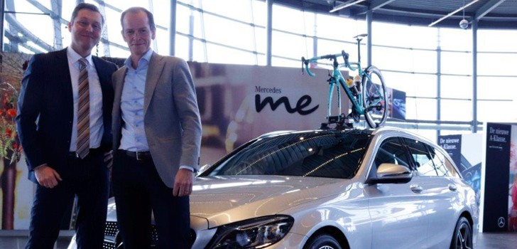 Team Jumbo rijdt de komende drie jaar met Mercedes-Benz