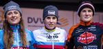Sanne Cant wint thuiscross in de regenboogtrui