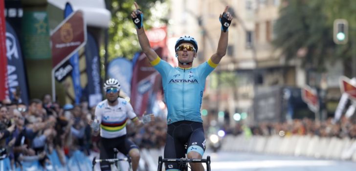 Luis Léon Sánchez geeft Alejandro Valverde het nakijken in Vuelta a Murcia