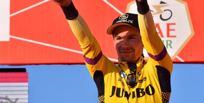 Roglic doet prima zaken in eerste bergrit UAE Tour